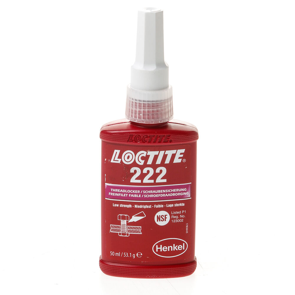 Loctite schroefborgmiddel 222 50ml