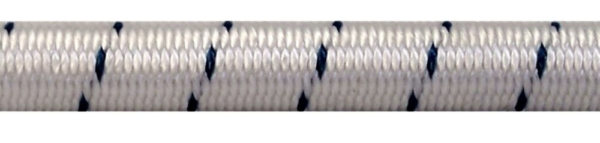 ELASTIEK 12MM WIT/ZWART/100