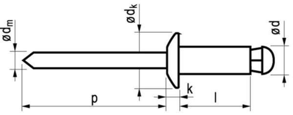 SPREIDN.AL4.8X22 130148221/250