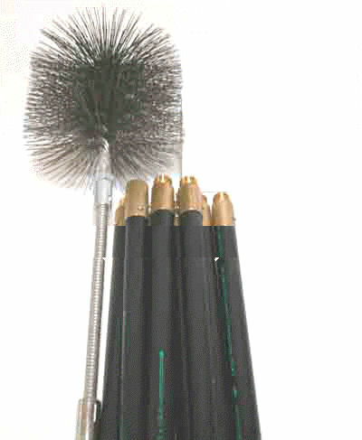 Schoorst.stokkenset+borstel 200mm
