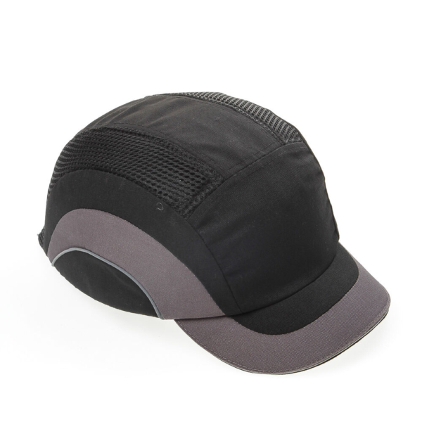 Stootpet baseball zwart/grijs a1+