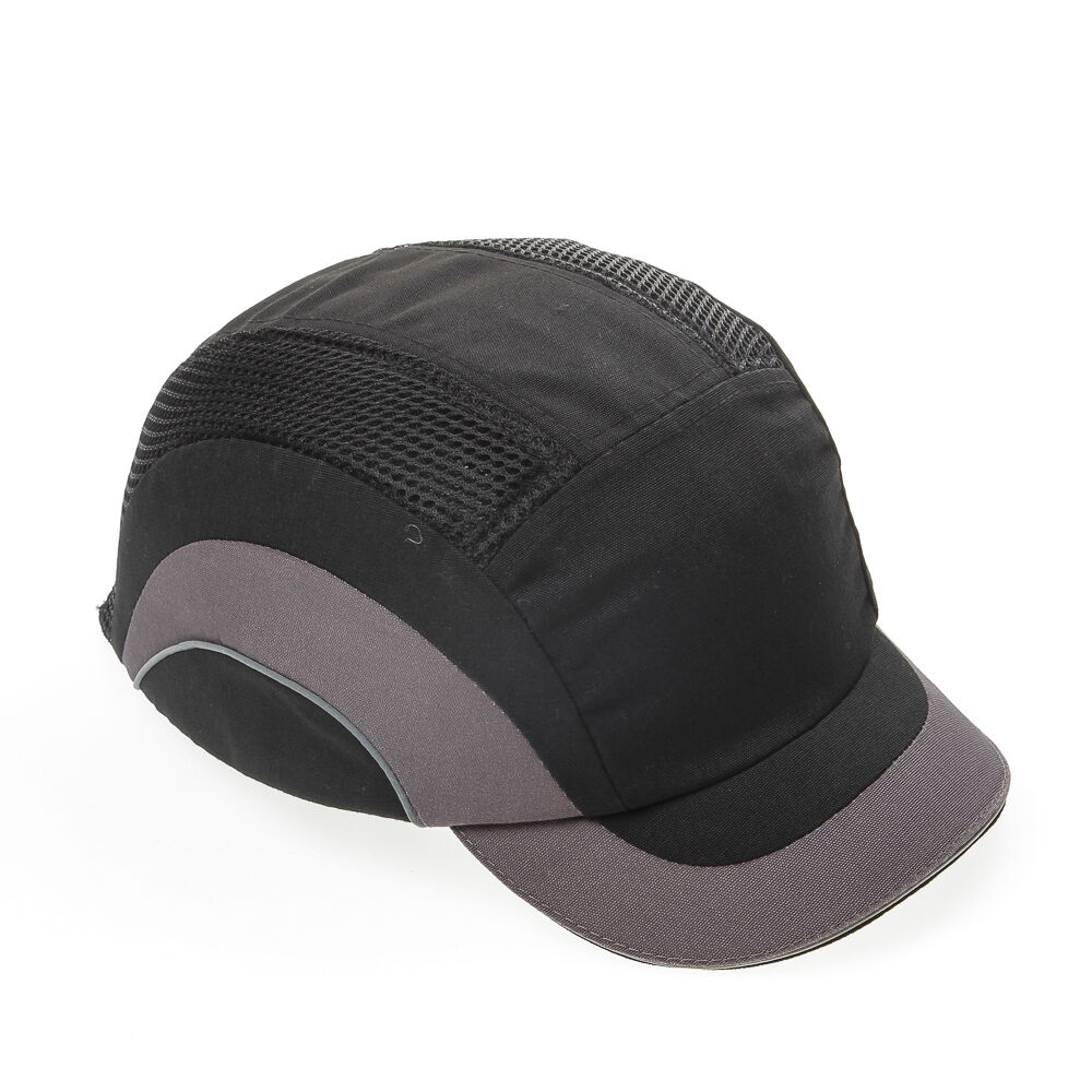 Stootpet baseball zwart/grijs a1+