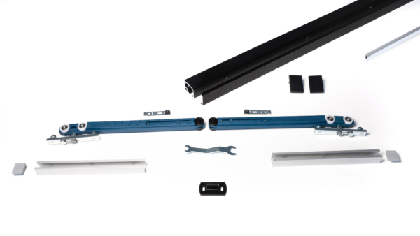 CUBE 80 ZWART - L=3,00M (TOTAALSET) - 2 SC