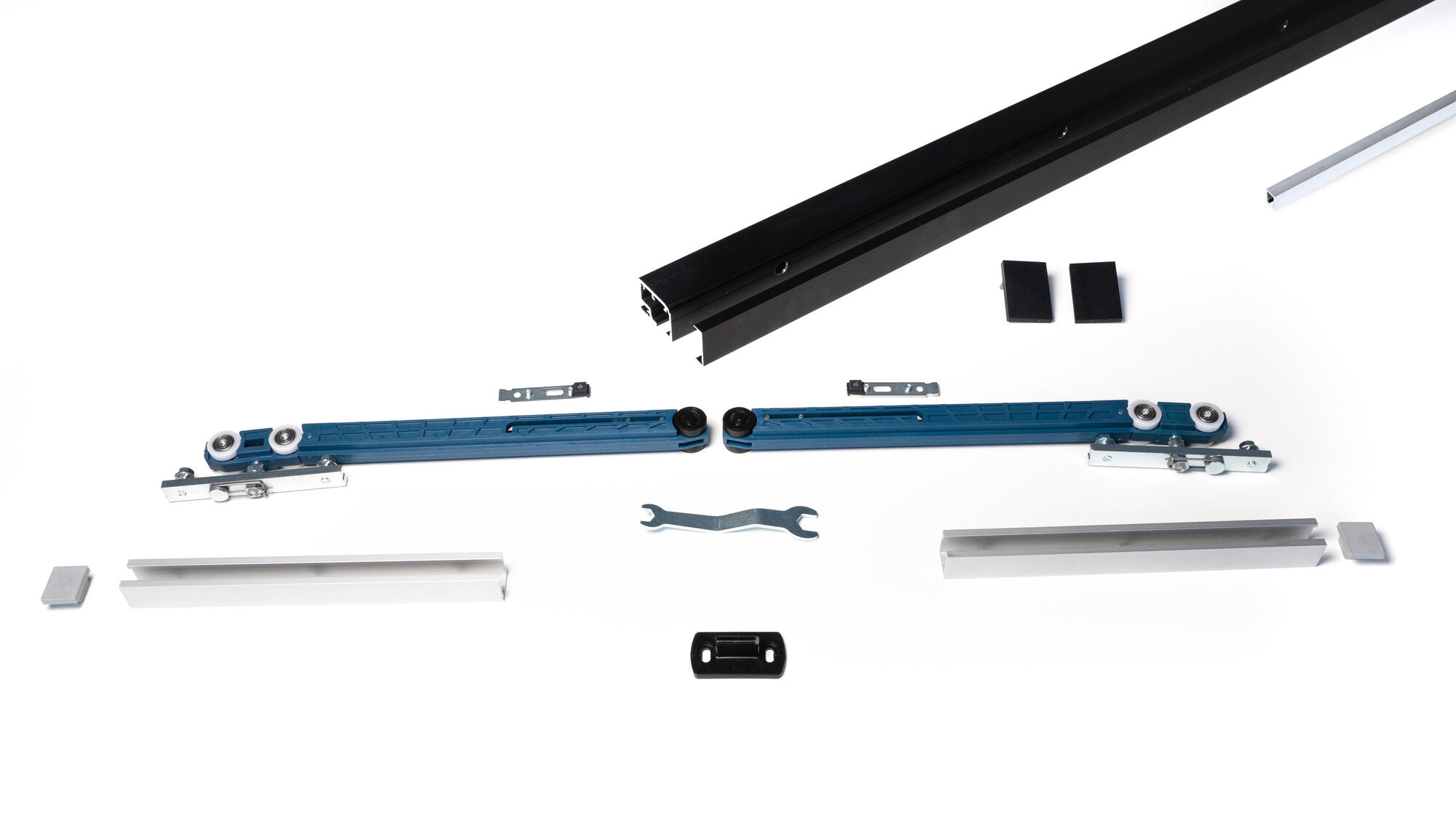 CUBE 80 ZWART - L=3,00M (TOTAALSET) - 2 SC