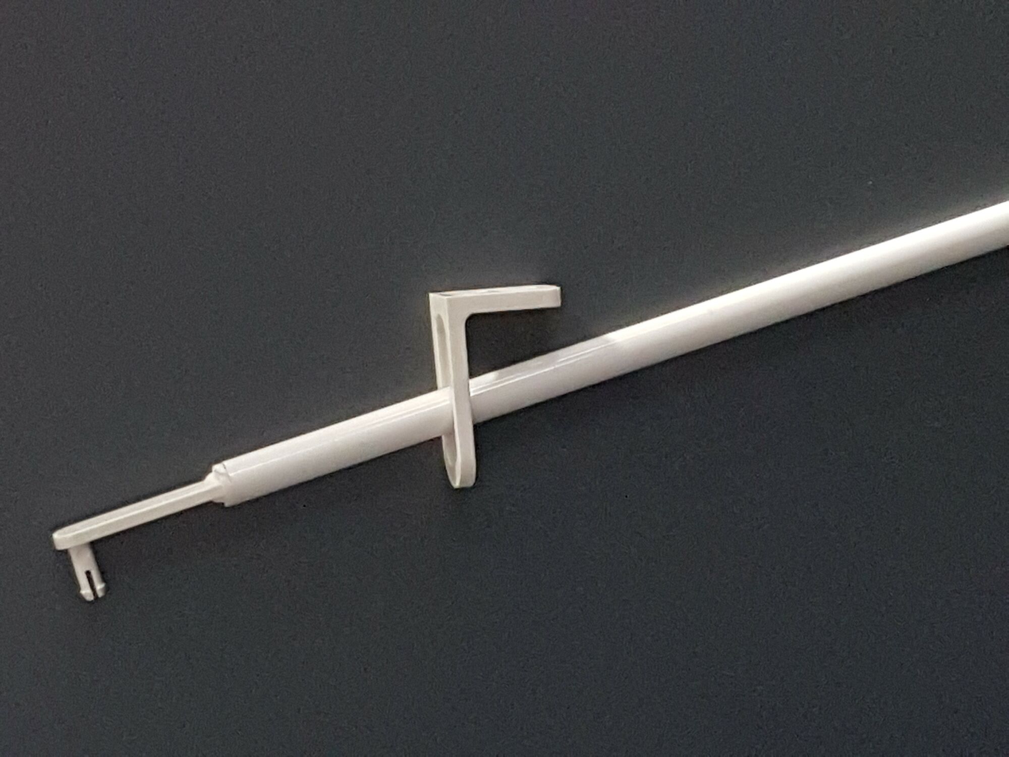 Bedieningstang Dagplaats. 1000mm Ral9001