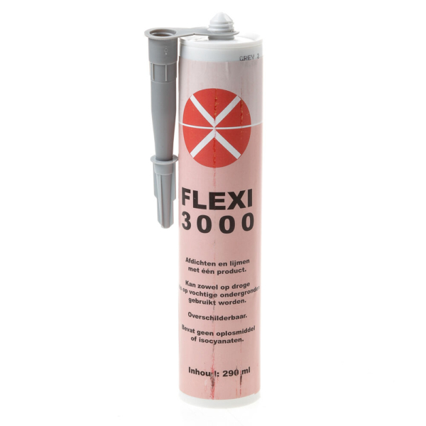 Montagekit flexi 3000 grijs 290ml
