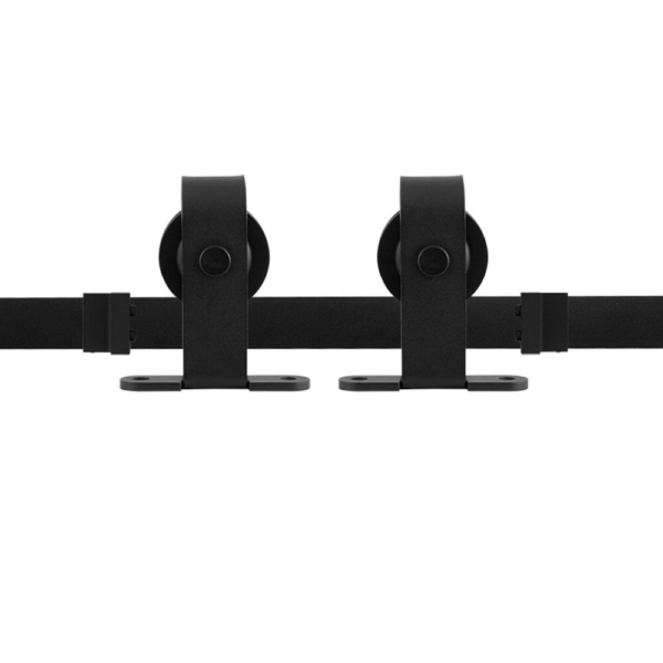 Schuifdeursysteem Mutka zwart 400 cm (2 x 200