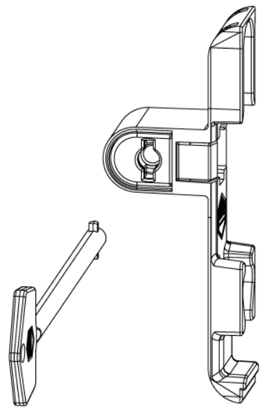 Draaiafsluiting verdekt (valsluitplaat) hout
