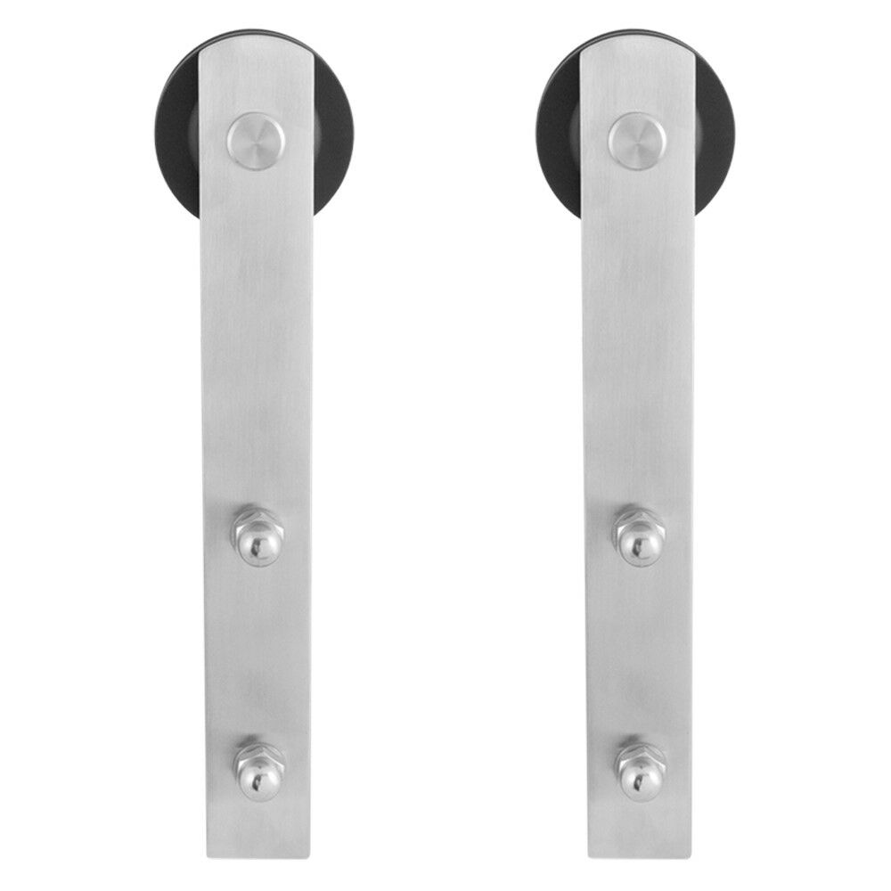 Schuifdeurhanger set Sauva RVS t.b.v. extra d