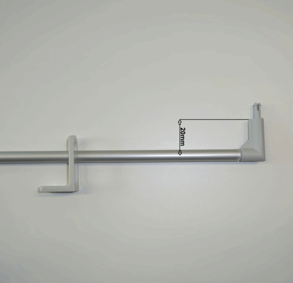 Bedieningstang B=20 500mm Alu F1