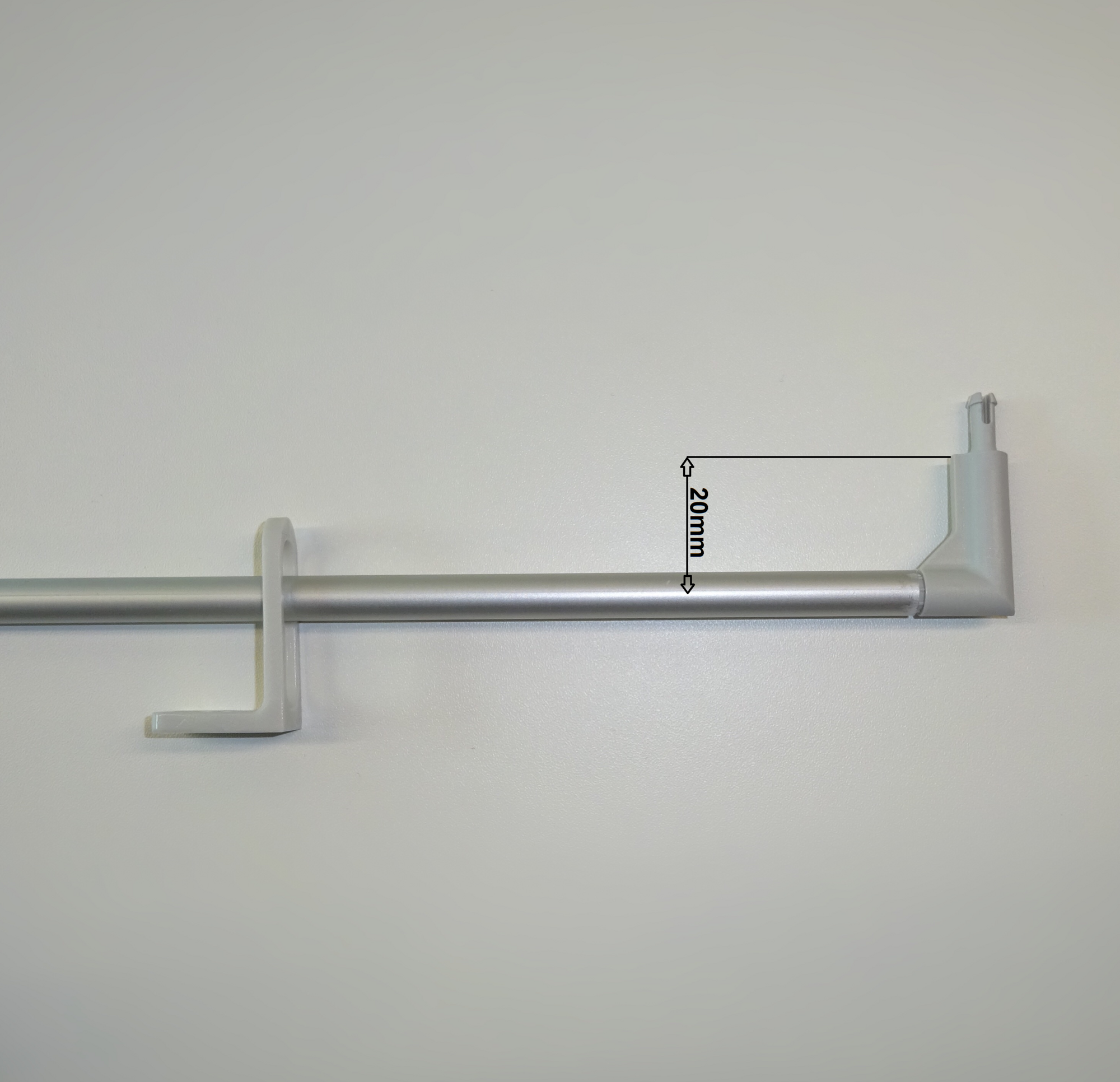 Bedieningstang B=20 500mm Alu F1