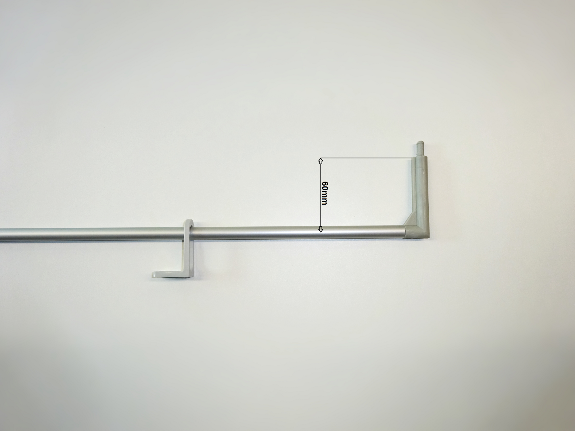 Bedieningstang B=60 1000mm Alu F1