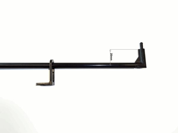 Bedieningstang B=20 1000mm Ral9005