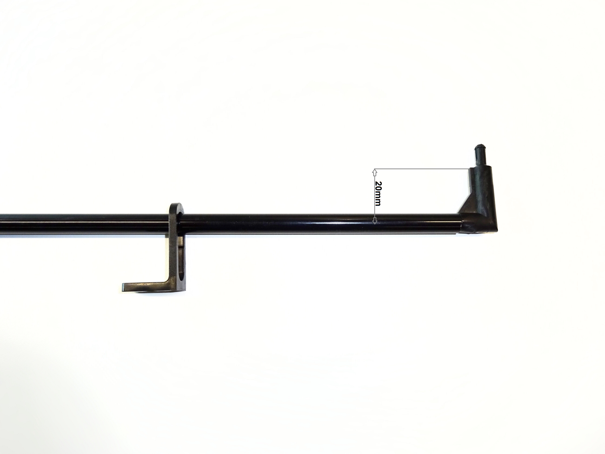 Bedieningstang B=20 1000mm Ral9005