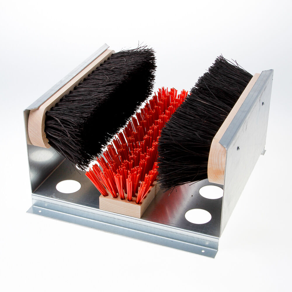 Schoenveegapparaat bassine bezems