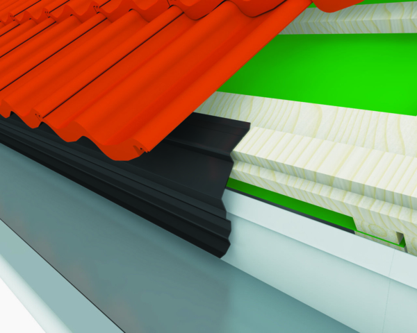 Onderpan profiel zwart1500mm