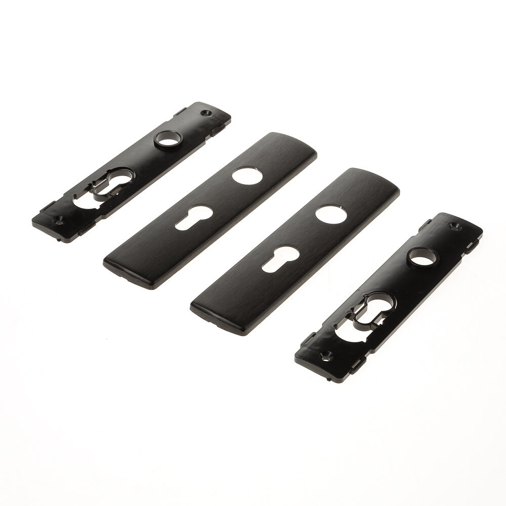 Binnendeurbeslag klik zwart L pc55