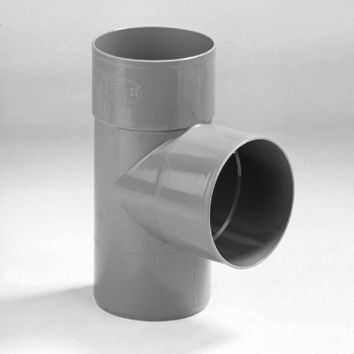 T-stukken grijs 90 100mm