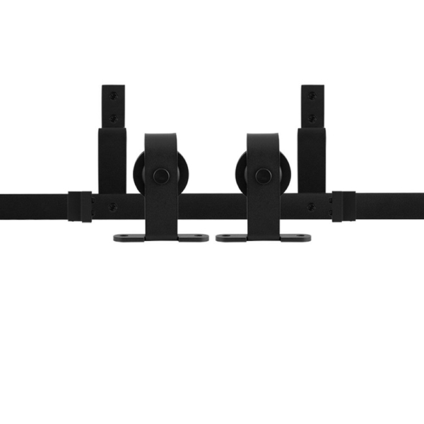 Schuifdeursysteem Mutka zwart dubbel 300 cm (