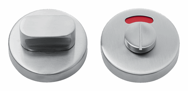 Vrij-Bezet rozet rvs rond