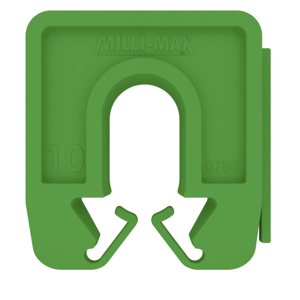 Milli-Max vulplaat 50x50x10mm groen (40st)