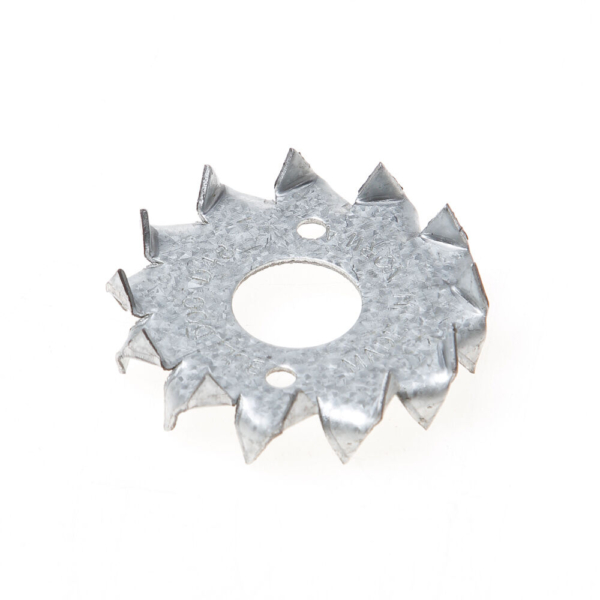 Kramplaat dubbel rond 17x50