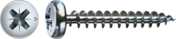 Spax spaanplaatschroef vz ck 3.0x12mm pz1