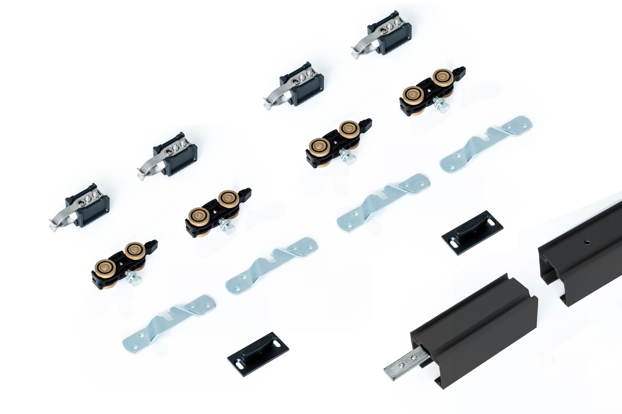 Xperta set - 6m - opbouw - 0 SC - zwart - 2x100kg