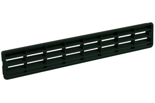 PLINTROOSTER 458x75MM ZWART