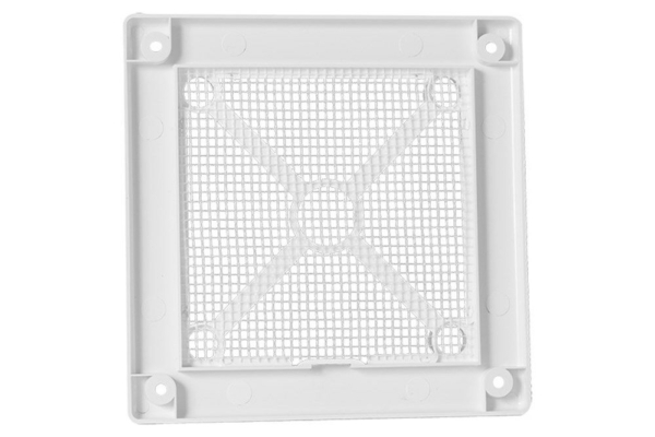 VENT.ROOSTER FRAME 100MM WIT
