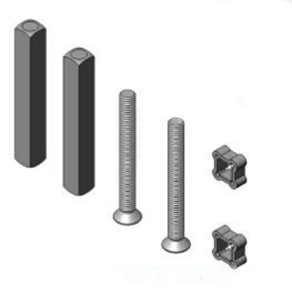 S2 Montageset kruk/duwer dd 51-59mm (2stift+2schr)