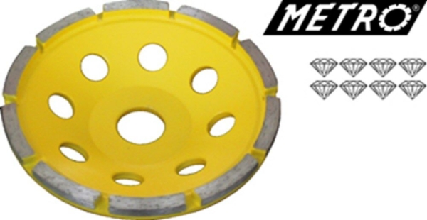 Diamant komsteen Metro dia 110mm asgat 22.2mm enkel