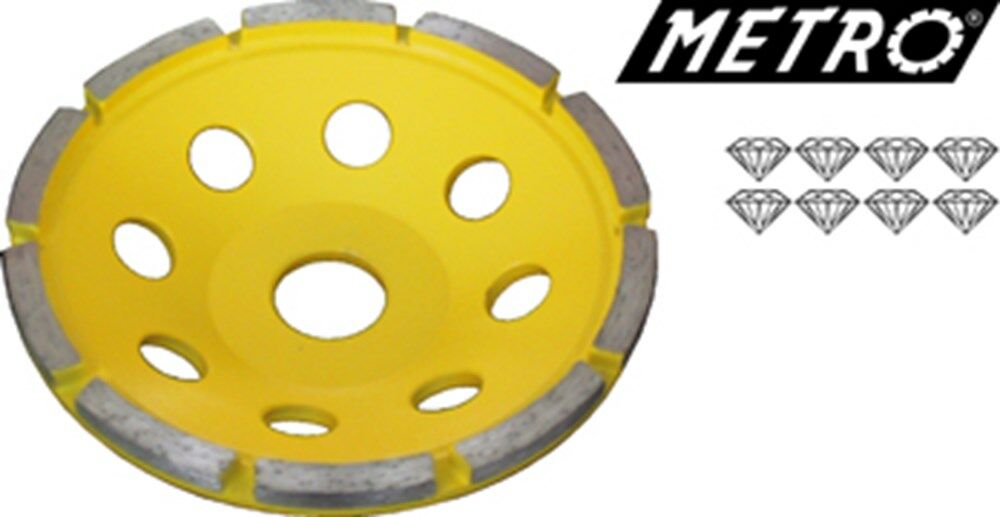 Diamant komsteen Metro dia 110mm asgat 22.2mm enkel