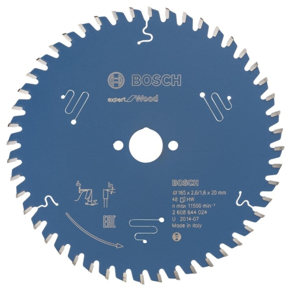 CIRKELZAAGBL.165X20MM 48T 4024