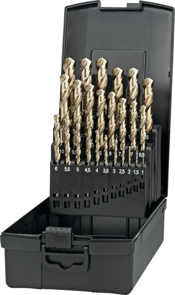 Phantom metaalboren HSS-E brons 1 tot 13mm (25-dlg)