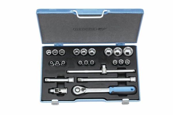 Gedore dopsleutelset 1/2 inch 8-32mm (23-dlg)