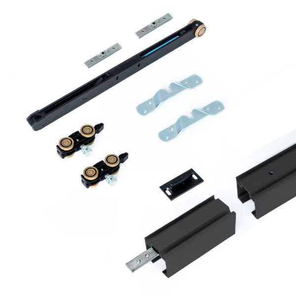 Xperta set - 2m - opbouw - 2 SC - zwart - 1x100kg