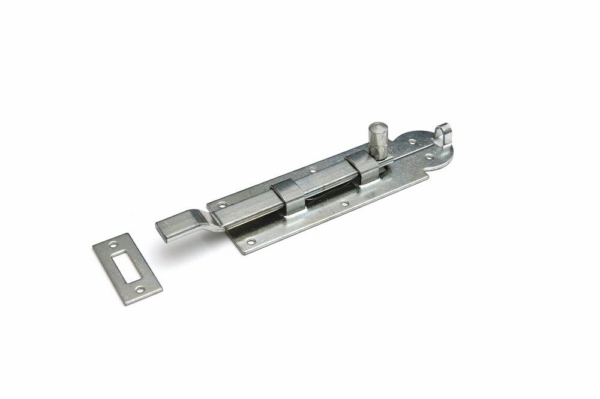 Plaatschuif bocht 100mm verzinkt