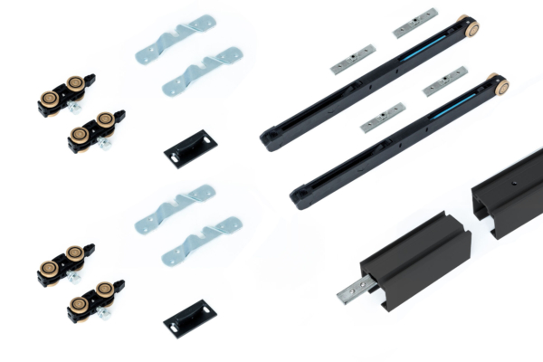 Xperta set - 6m - opbouw - 2 SC - zwart - 2x100kg