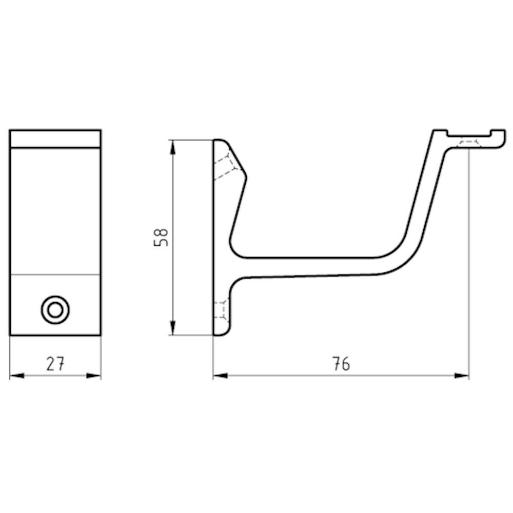 LEUNINGH. VLAKZADEL, PROFIEL, OPSCHR., MAT NATUREL (3550)