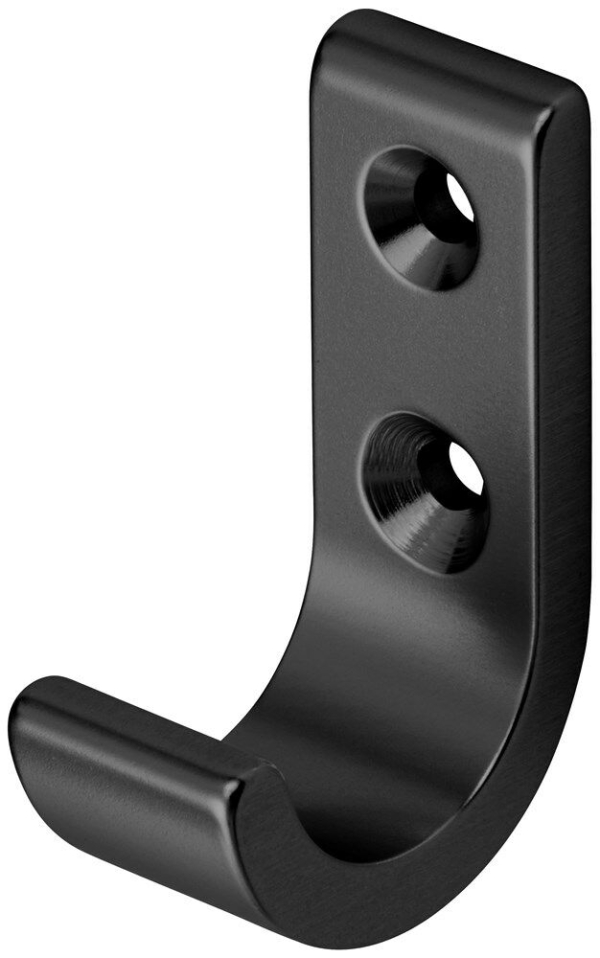 HANDDOEKHAAK ZWART 0554-18E