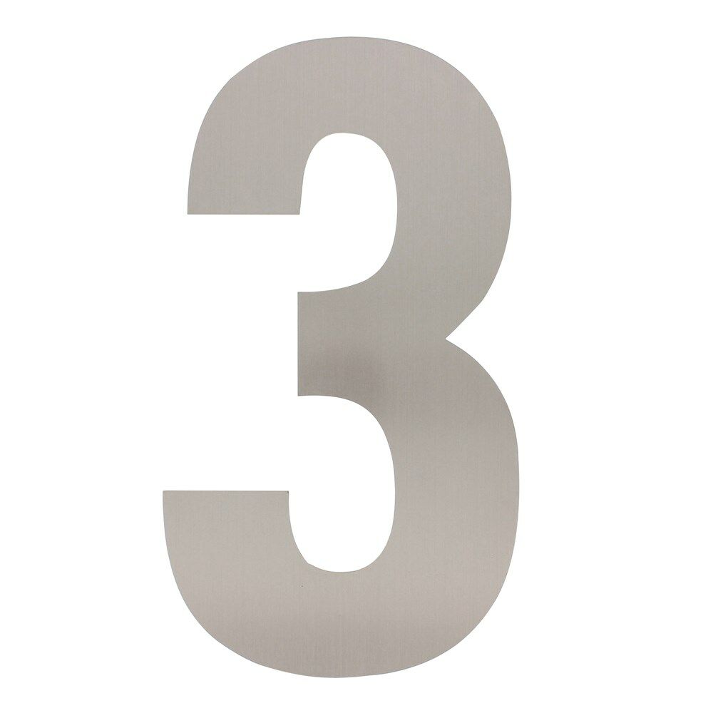 HUISNR 3 XXL HGT 50 CM RVS GEB.