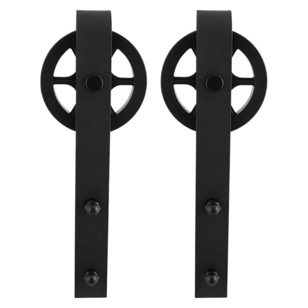 Schuifdeurhanger set Teho zwart t.b.v. extra