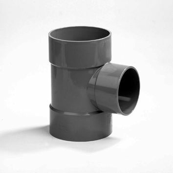 Pvc t-stuk lijm 90 75x50mm