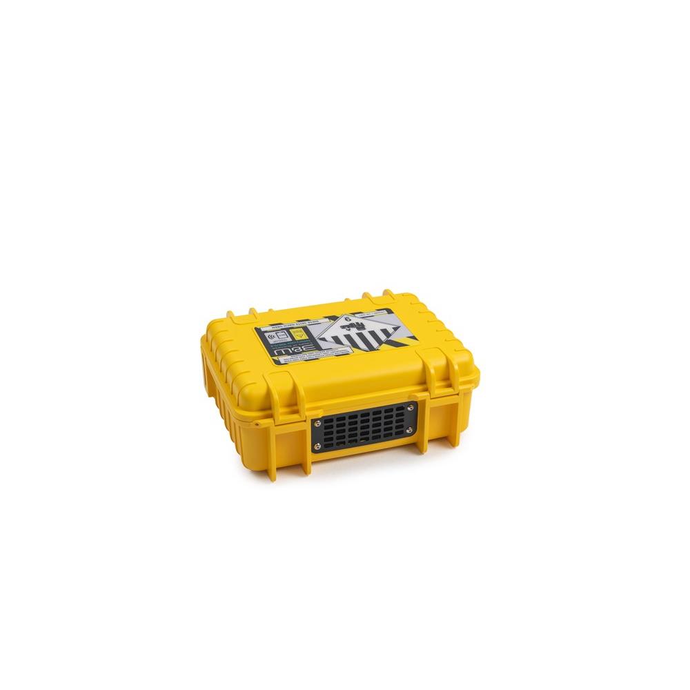 Lithium-Ion koffer small (geel)