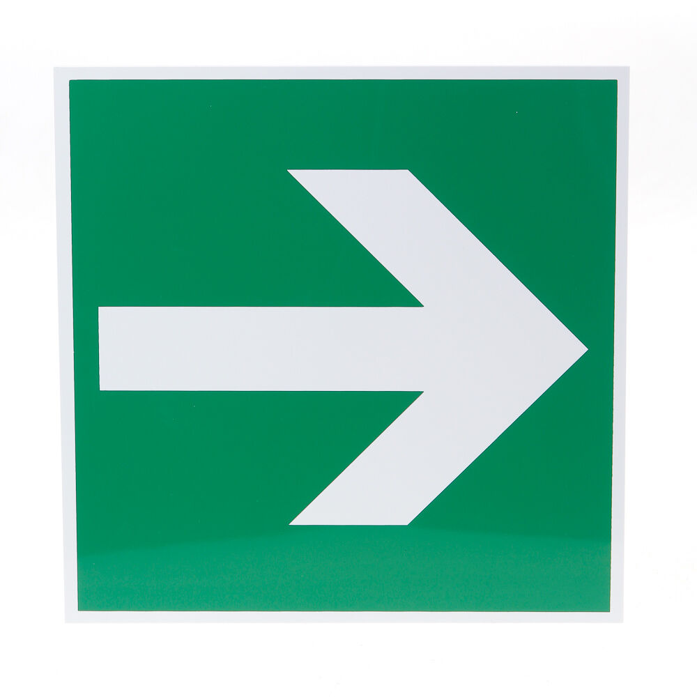 Iso vluchtpijl horizontaal