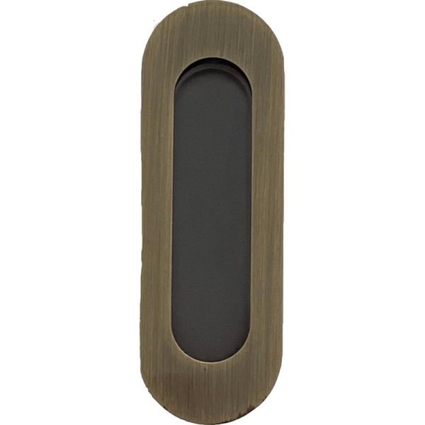 Schuifdeurkom ovaal 120x40 brons 500/PB