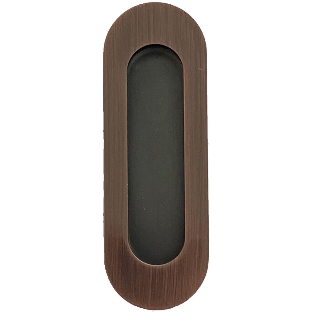 Schuifdeurkom ovaal 120x40 koper 500/RC