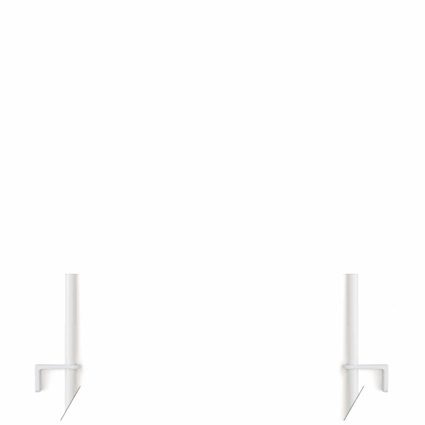 Bedieningsstang Dagplaats. 500mm Ral9010