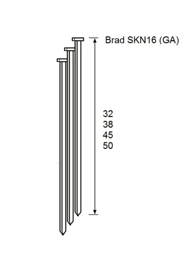 BRAD SKN16CRVS-38 20GR. 2000